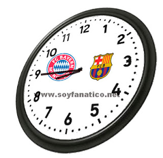 A que hora juegan Barcelona y Bayern Munich 2013