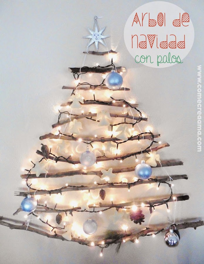 Arbol de Navidad con Palos