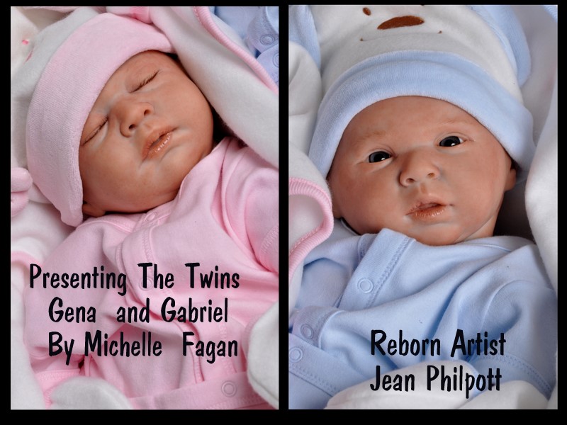 Reborn Baby Boutique twins Gabriel / Gena up for adoption