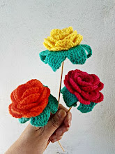 Rosas a crochet