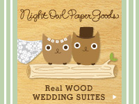 Real Wood Wedding Suites • Eco-friendly & Eco-chic!