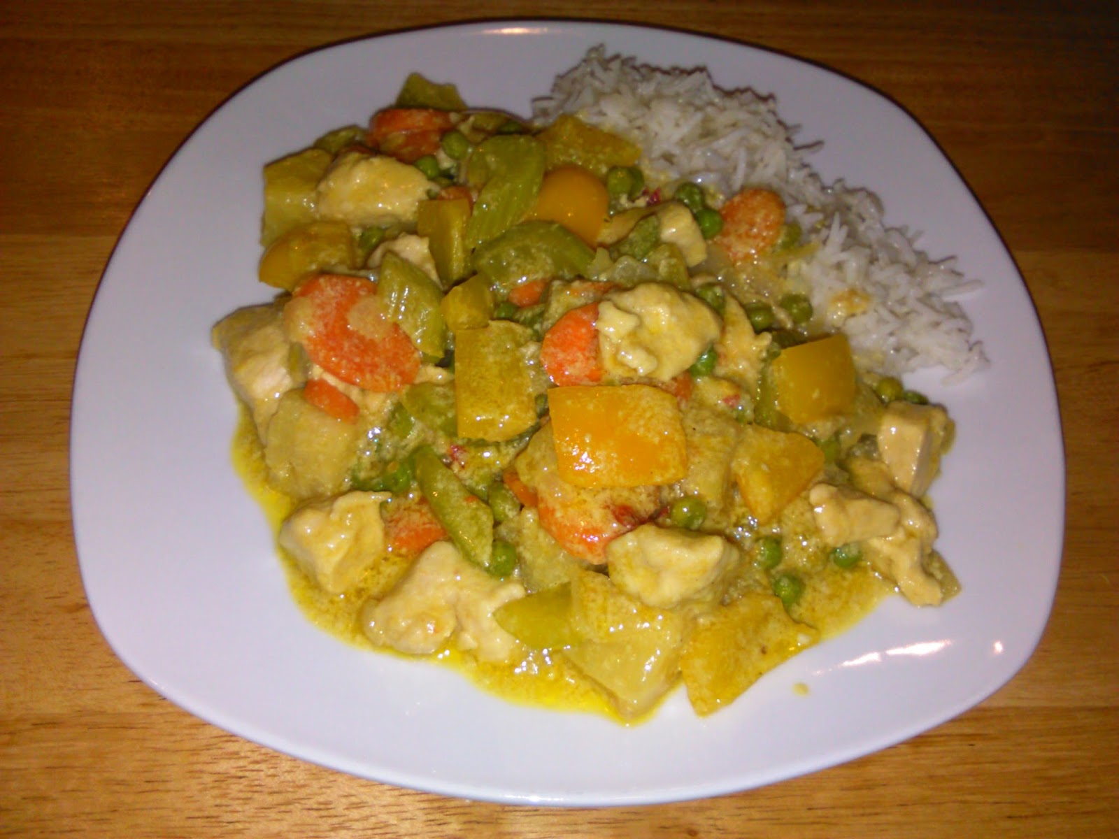 Eat Out In Every Night Pineapple Coconut Chicken Curry