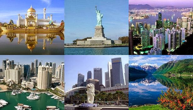 CURIOSIDADES EN EL MUNDO: LISTA DE LOS PAÍSES MAS RICOS DEL MUNDO