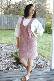 Corduroy York Pinafore // Sew Bibs / Handmade Frenzy