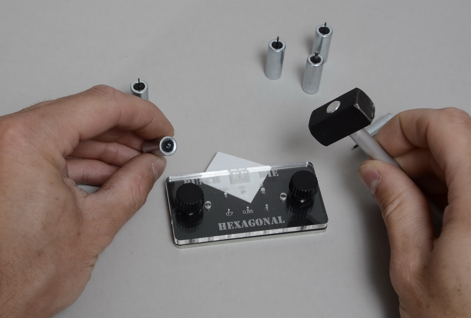 RP Toolz Hexagonal Punch and die tool