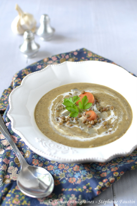 Soupe de lentilles