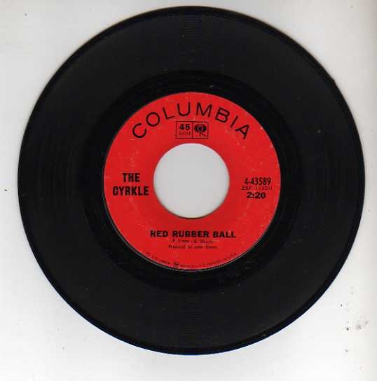 1966 Red Rubber Ball The Cyrkle