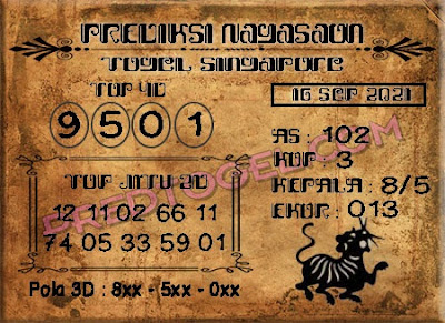 Bocoran prediksi singapura