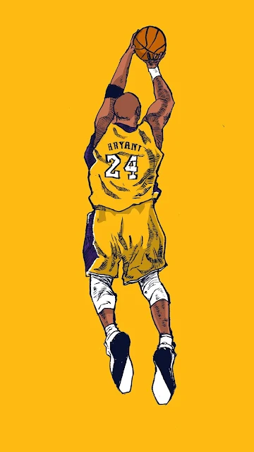 Kobe Bryant Black Mamba Wallpaper Yellow