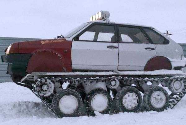 Bilderesultat for самодельные гусеничные вездеходы