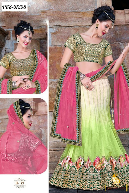 Shop Pink Color Silk Fabric Wedding Reception Bridal Lehenga Ghagra Choli Online Collection with Discount Sale Prices India