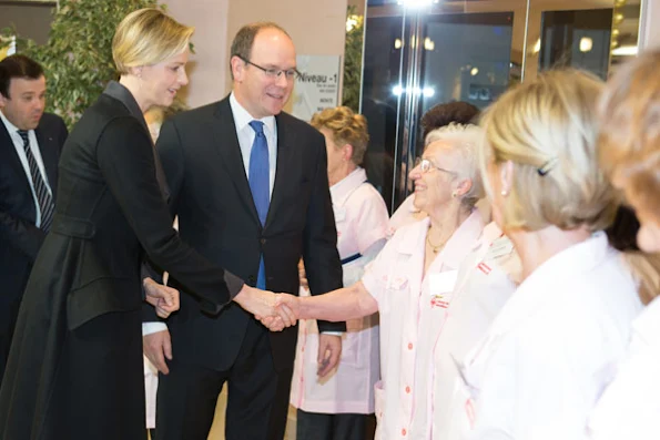 Prince Albert and Princess Charlene of Monaco visited the Red Cross day care centre