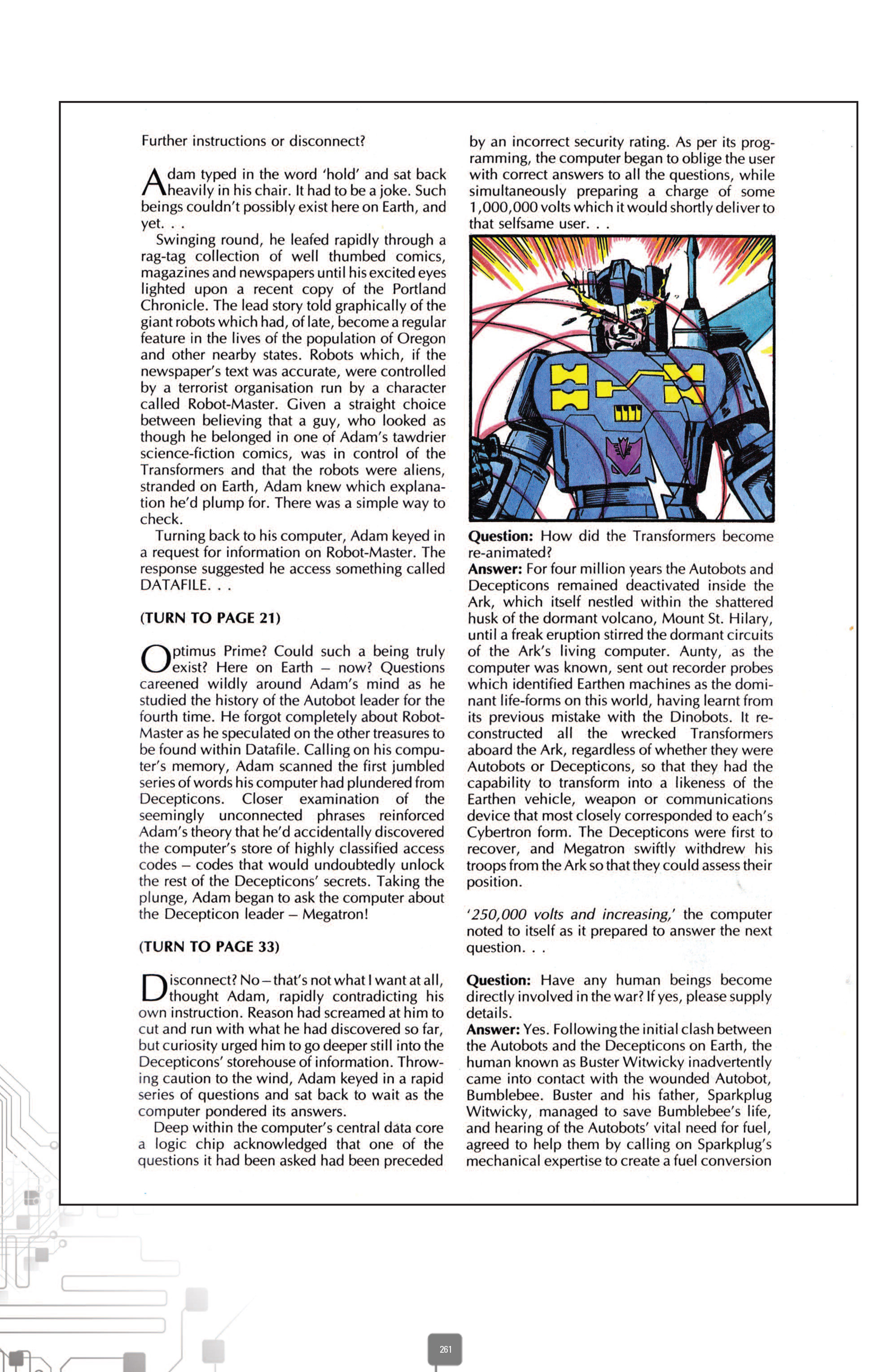 Read online The Transformers Classics UK comic -  Issue # TPB 2 - 262