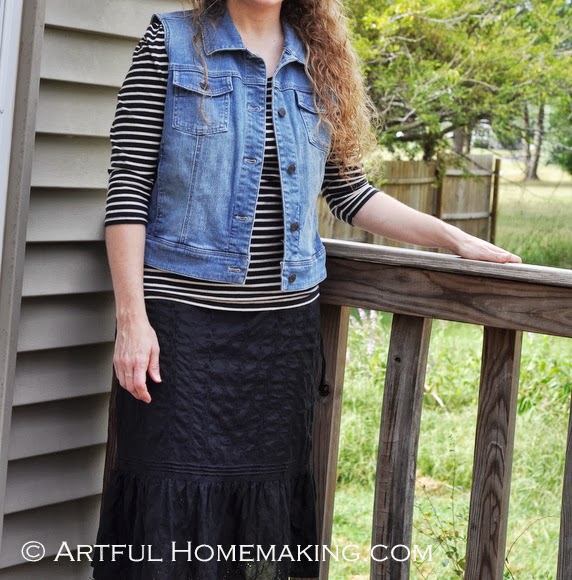 What I Wore {And a Hair Tutorial} - Artful Homemaking