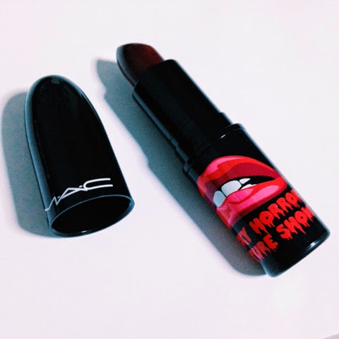MAC Cosmetics Rocky Horror Picture Show lipstick in Sin review