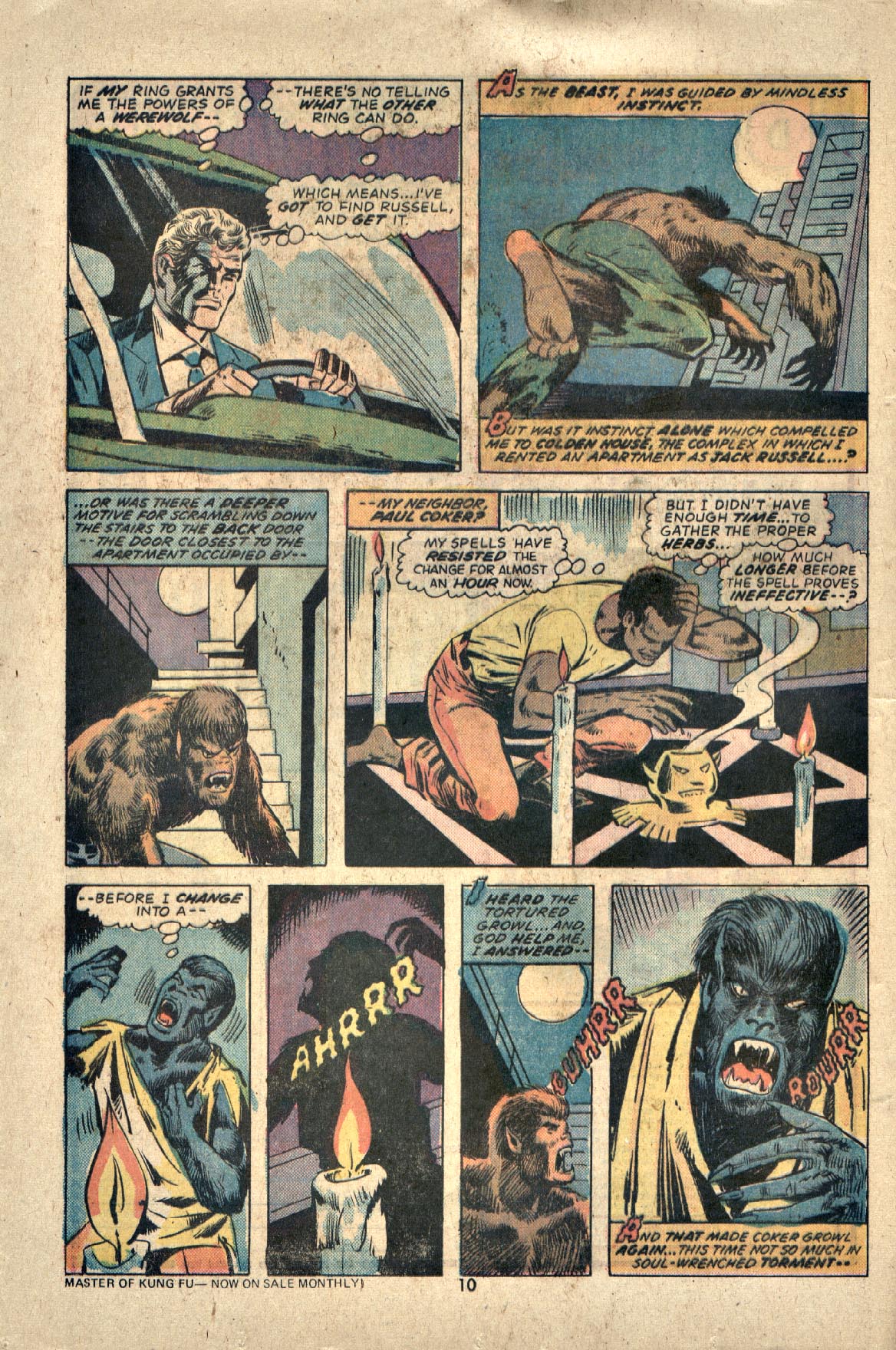 Read online Werewolf by Night (1972) comic -  Issue #21 - 7