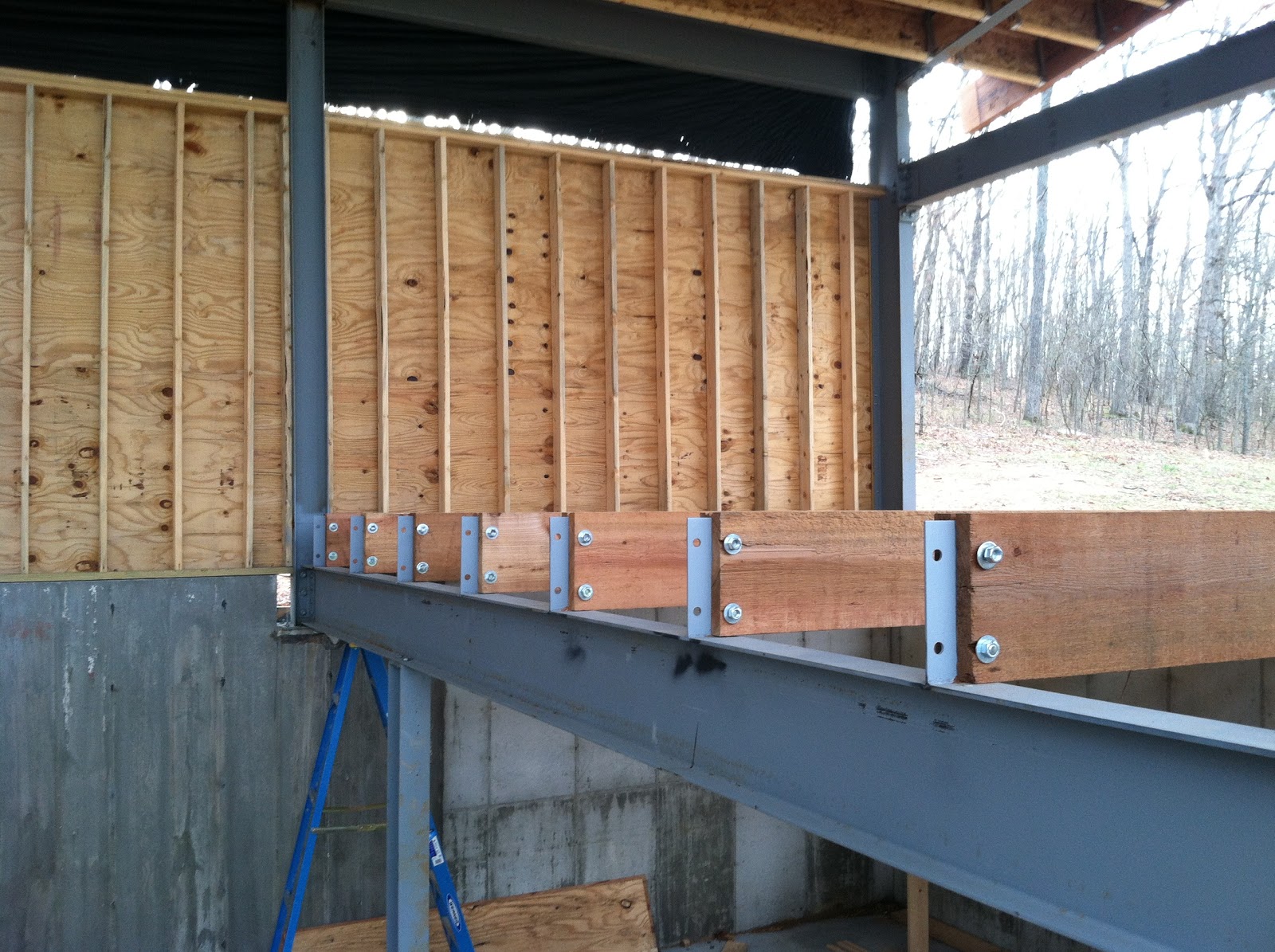 Timber Springs Lodge Roof Deck and Knife Plates