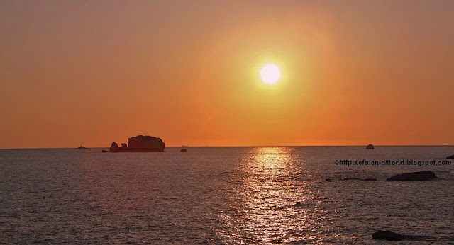 Kefalonia sunset, Dias Islet, Avythos