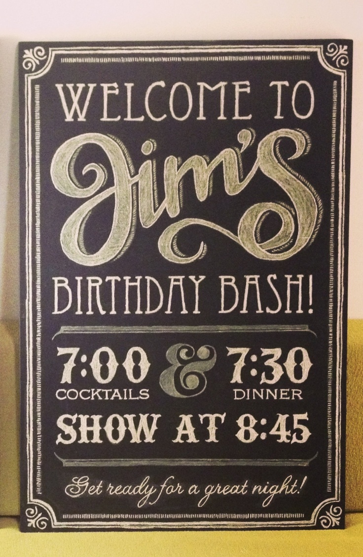 Classic Events By Kris Chalkboard Sign Tutorial