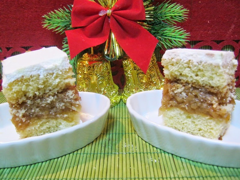 Prajitura turmentata cu mere si scortisoara