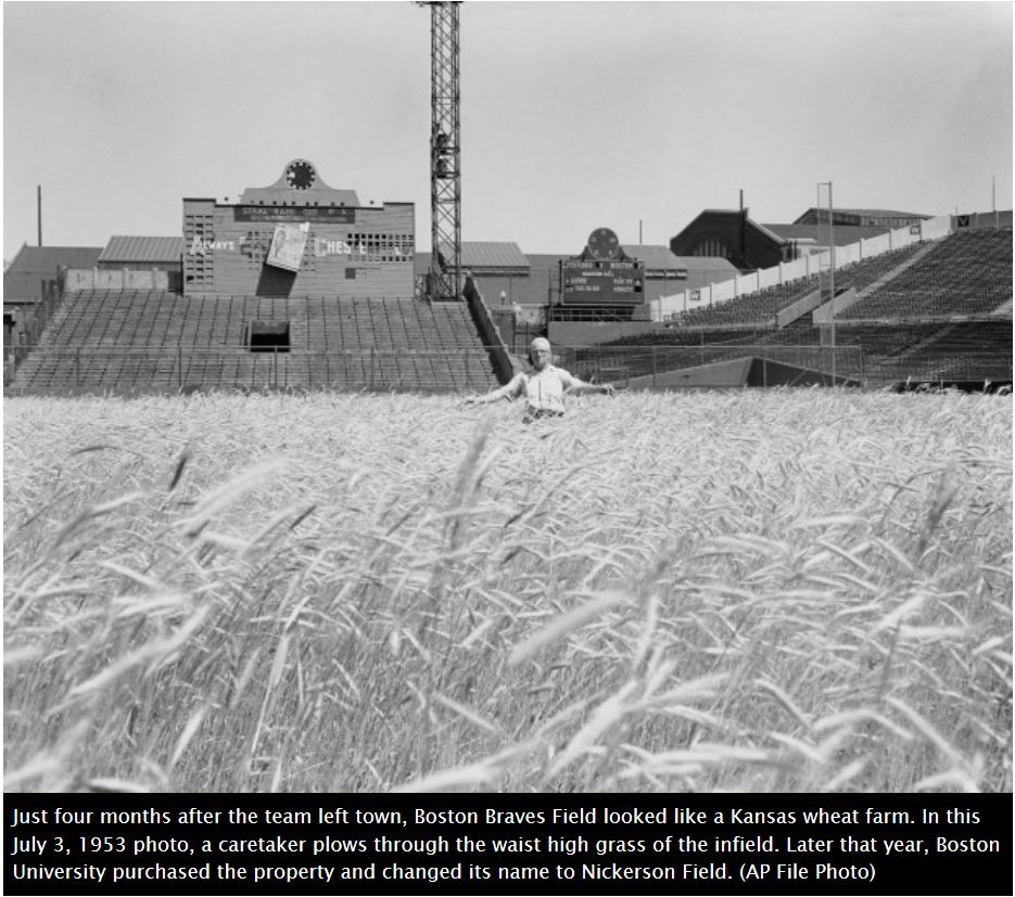 St. Louis Browns Fanclub: Boston Braves Field 1953