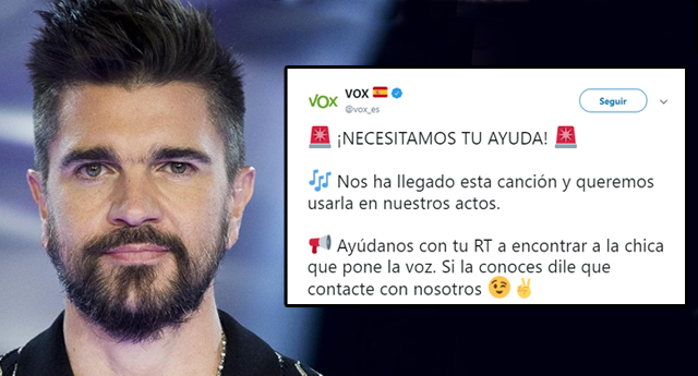 El músico Juanes amenaza con denunciar a Vox por utilizar una de sus canciones