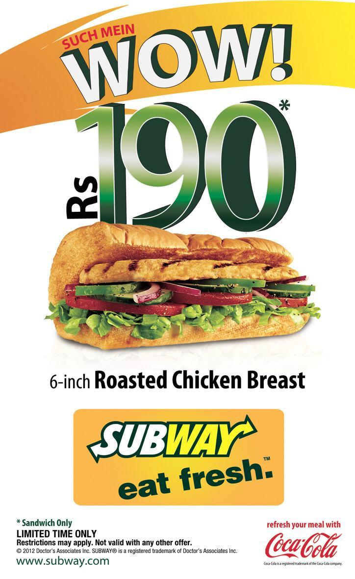 Meals Deals Roasted Chicken Breast Sandwich By Subway meals-deals-roasted-chicken-breast-sandwich-by-subway