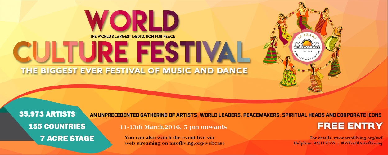 35 Years of Art Of Living World Culture Festival World coming to