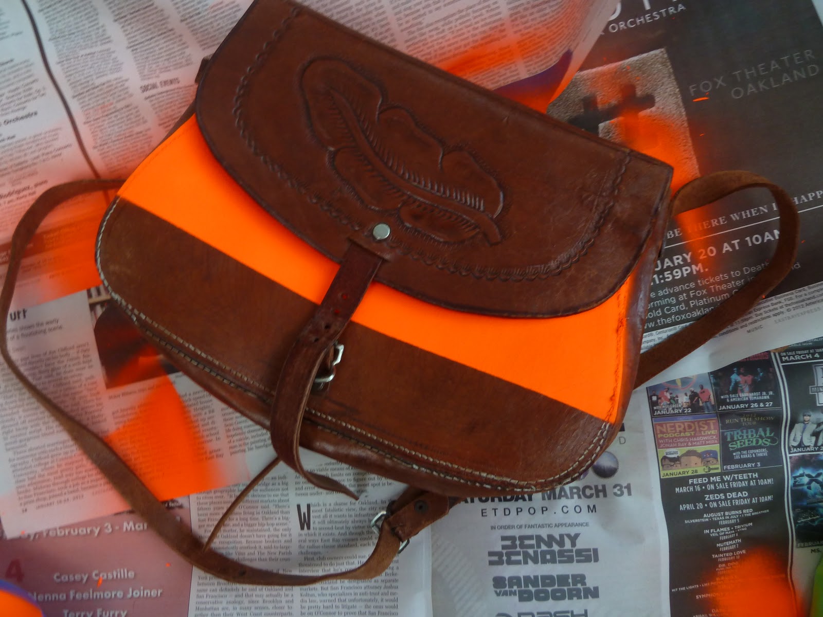 percent: how to: spray painting leather