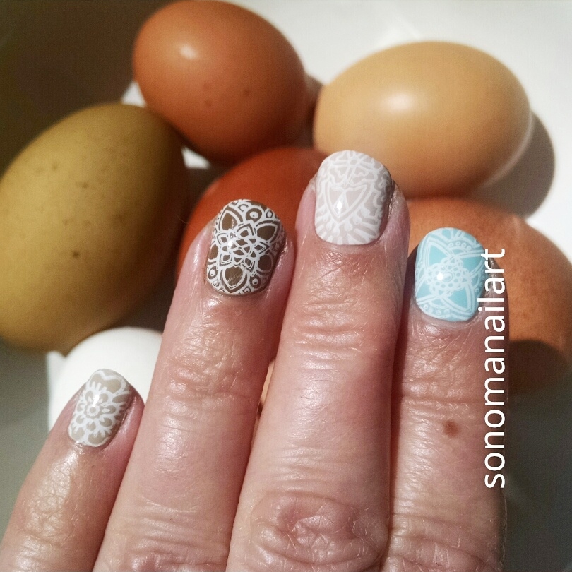 Sonoma Nail Art Eggshell Nails