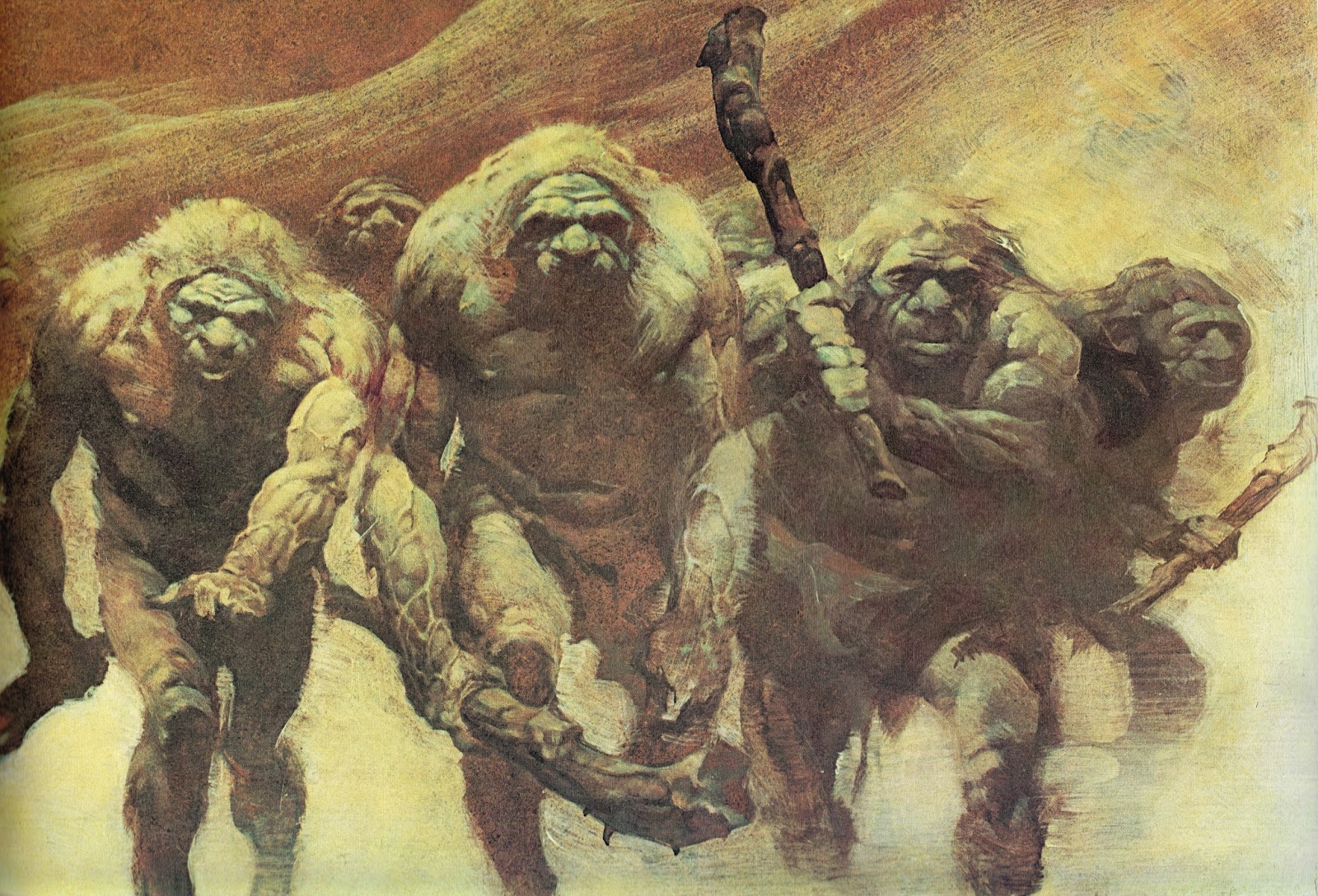 Cap'n's Comics World Beater Poster And Creepy 15 Cover by Frank Frazetta