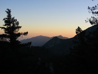 Dusk in San Antonio Canyon