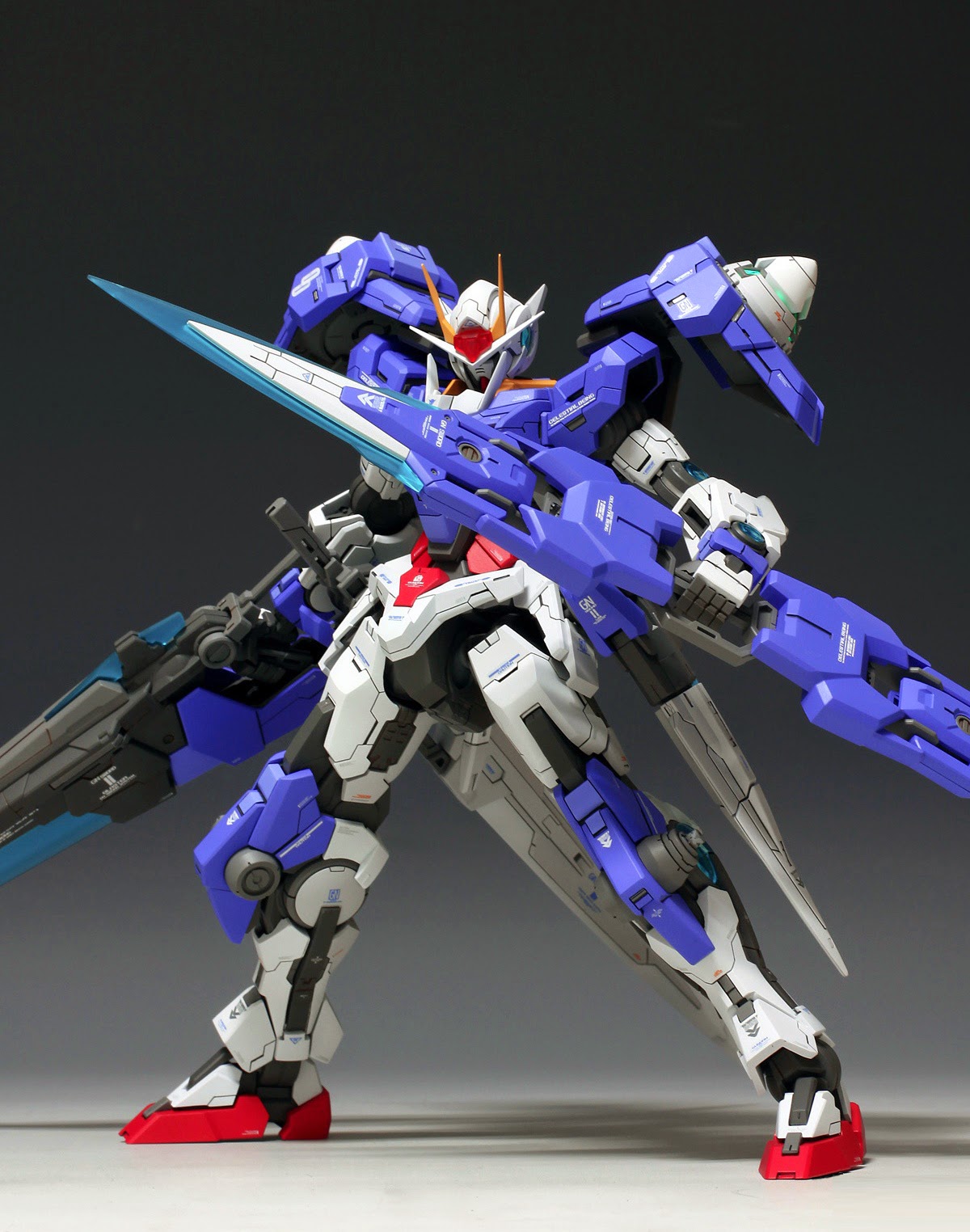 Gundam Guy Mg 1 100 Gn 0000gnhw 7sg 00 Gundam Seven Sword G Customized Build