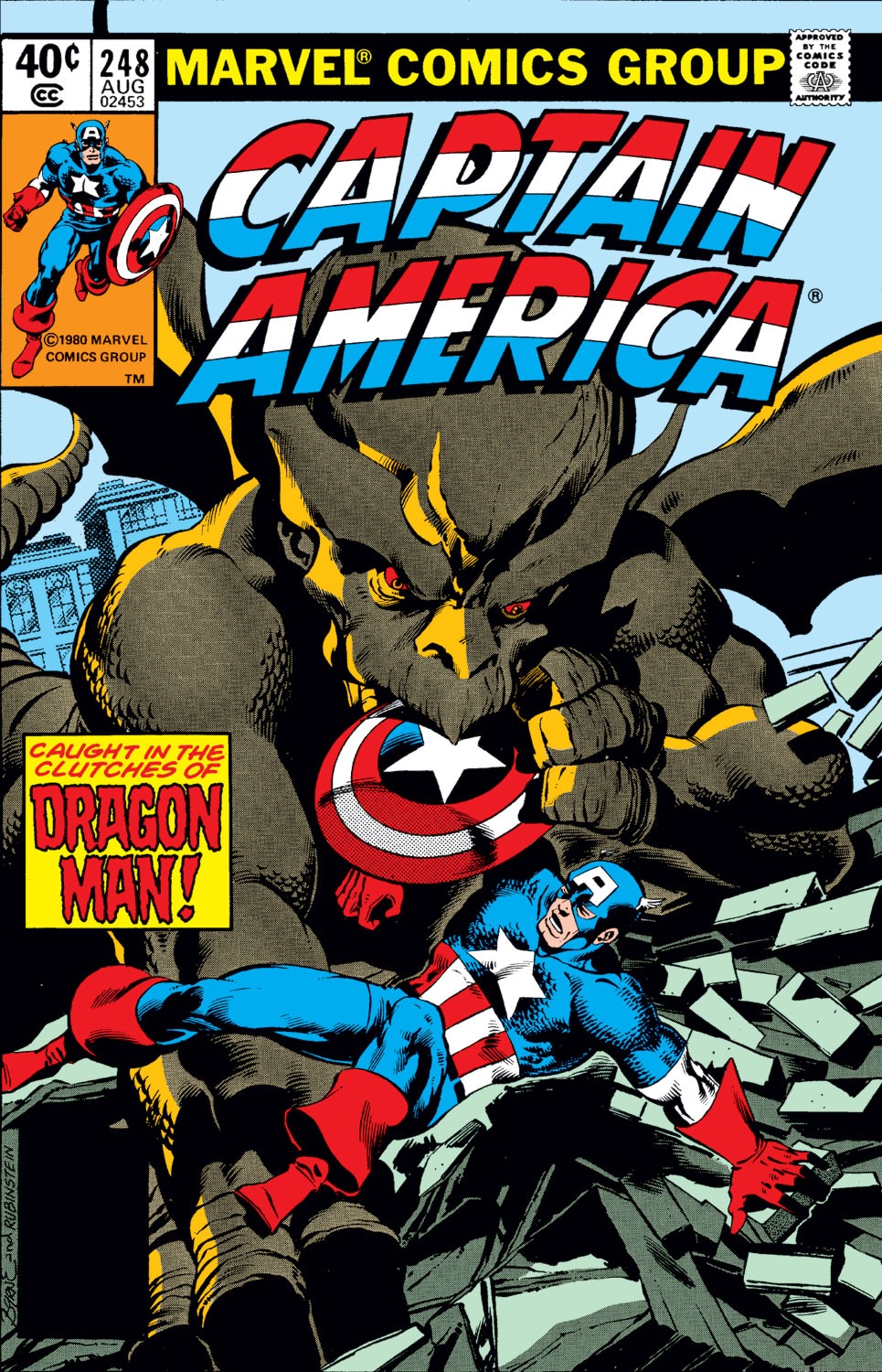Read online Captain America (1968) comic -  Issue #248 - 1