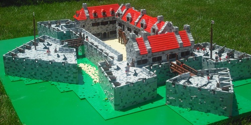 flintlock and tomahawk lego fort ticonderoga