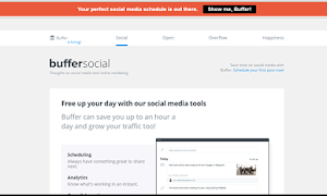 Buffer Blog offers highly-engaging contents