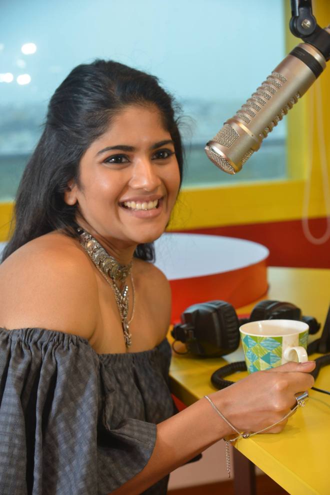 Megha Akash Photos At Radio Mirchi Southcolors