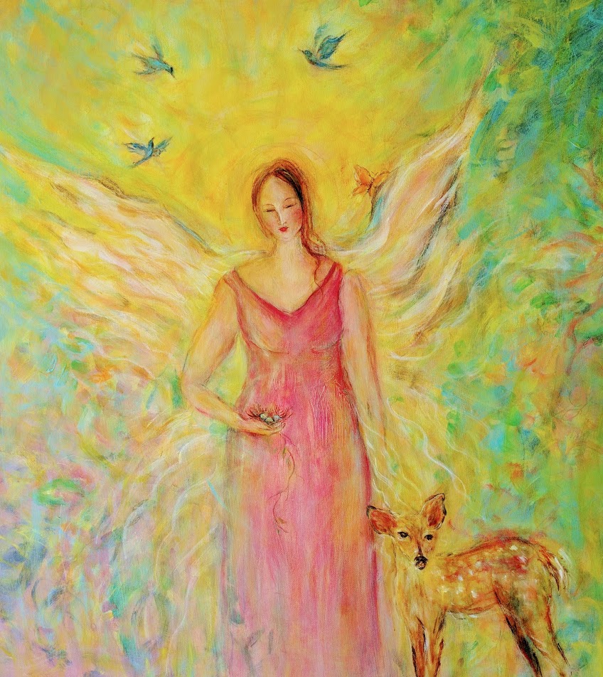 Bohemian Artist Painting Thought Angels Among Us