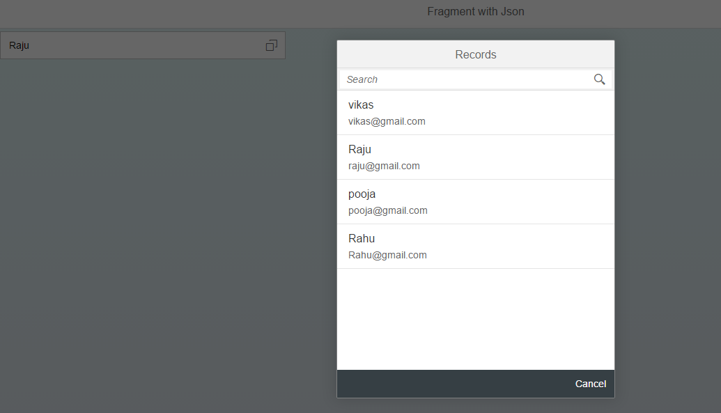 SAPUI5/SAP FIORI snippets and information View Binding of SelectDialog