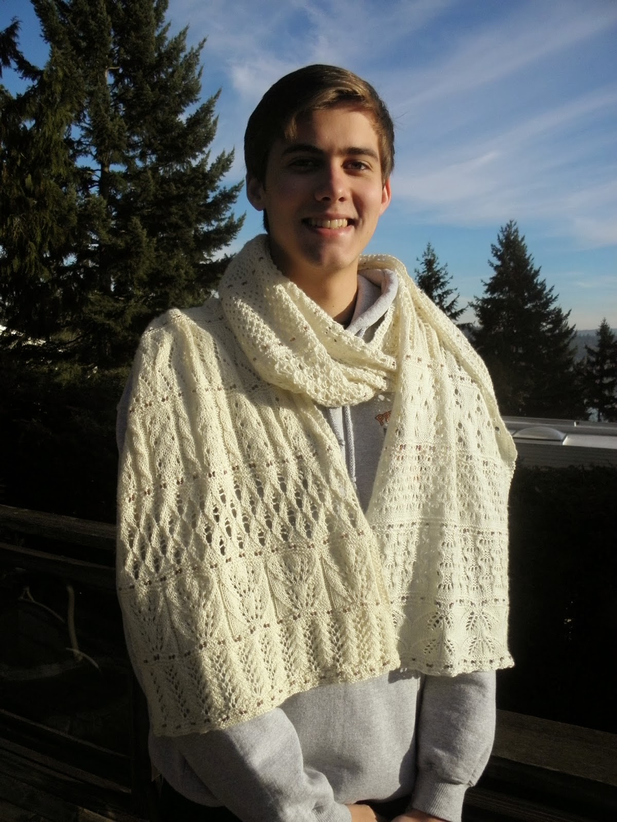 f1bercat's SlowKnitter 2013 Advent Calendar Scarf, Finished Photos