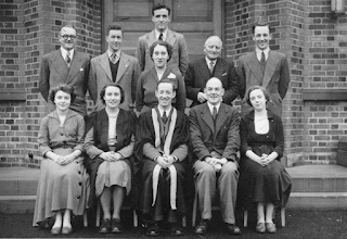The Head Teacher was Mr Eade and Mr Nuttall is sitting on the front row second right. Miss Yates stood behind Mr Eade. From Turton Alumni Facebook page @turtonalumni.