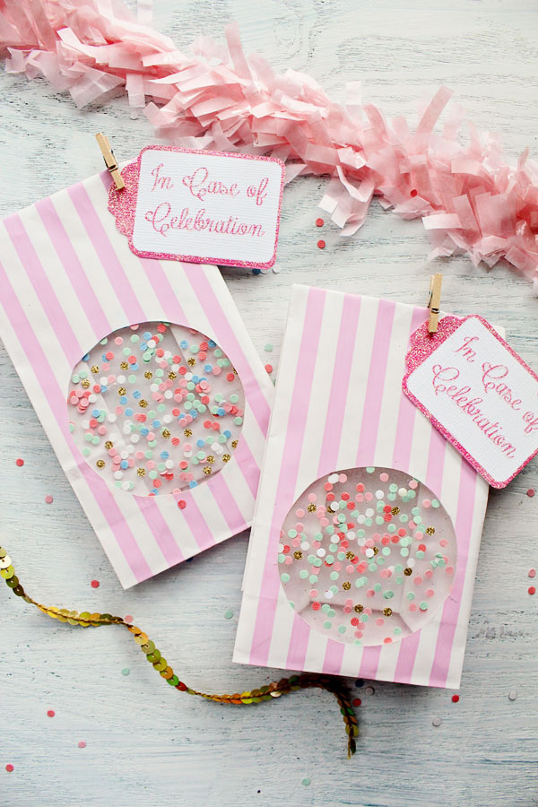 Icing Designs DIY Confetti Window Treat Bags
