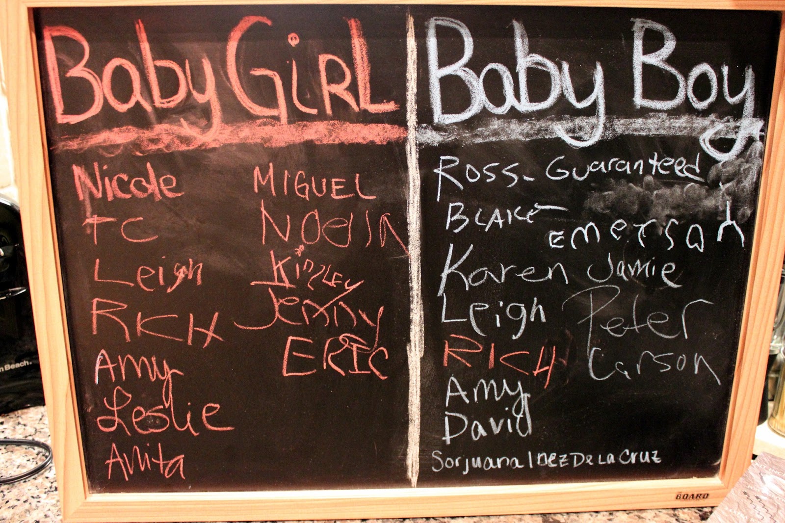 Mrs. B Takes On... Baby B's Gender Reveal Cake