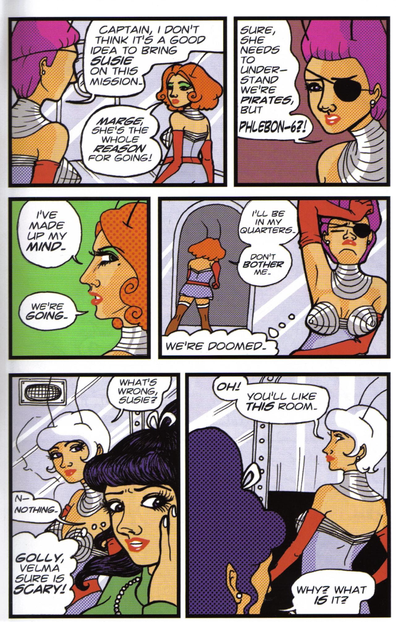 Read online I Was Kidnapped By Lesbian Pirates From Outer Space comic -  Issue #2 - 6