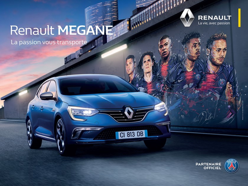 New Renault Megane Gt Line Paris Saint Germain Campaign Presentation Famous Brands And Products