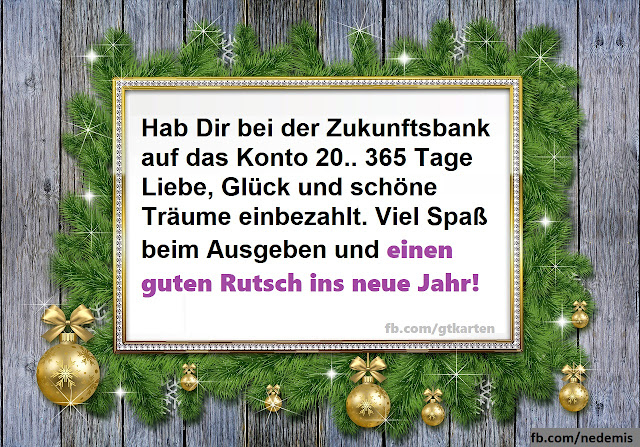 Neujahrswünsche Sprüche zum Jahreswechsel HBDAY.ART/DE