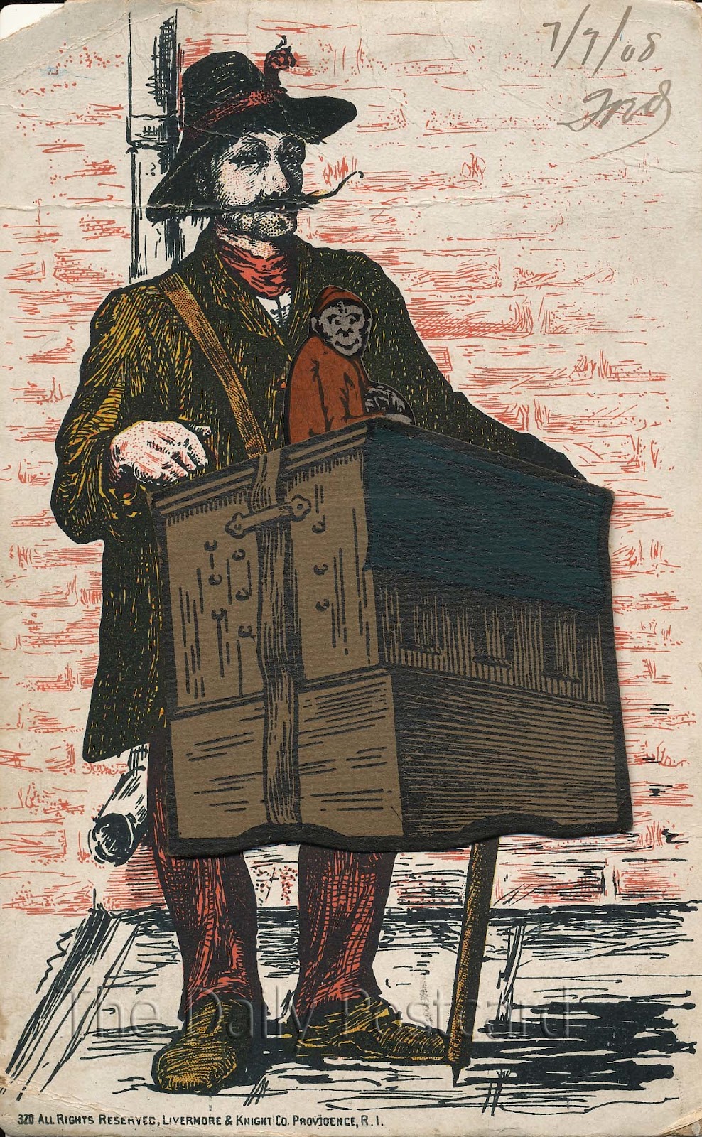 The Daily Postcard The Organ Grinder