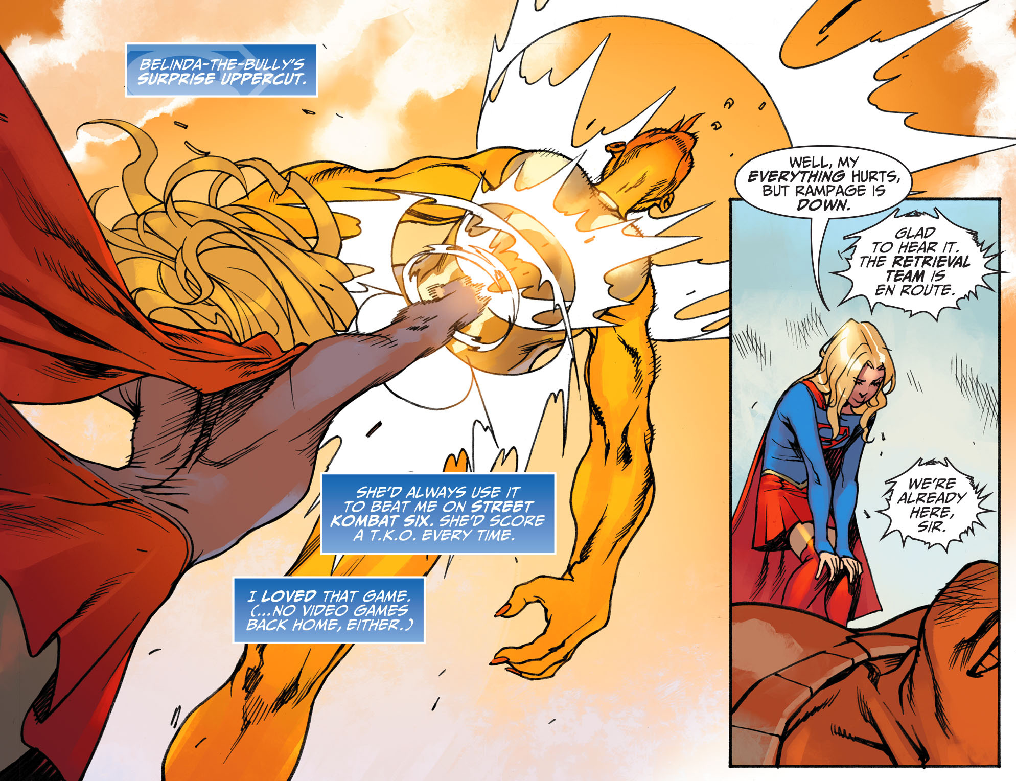 Read online Adventures of Supergirl comic -  Issue #1 - 18