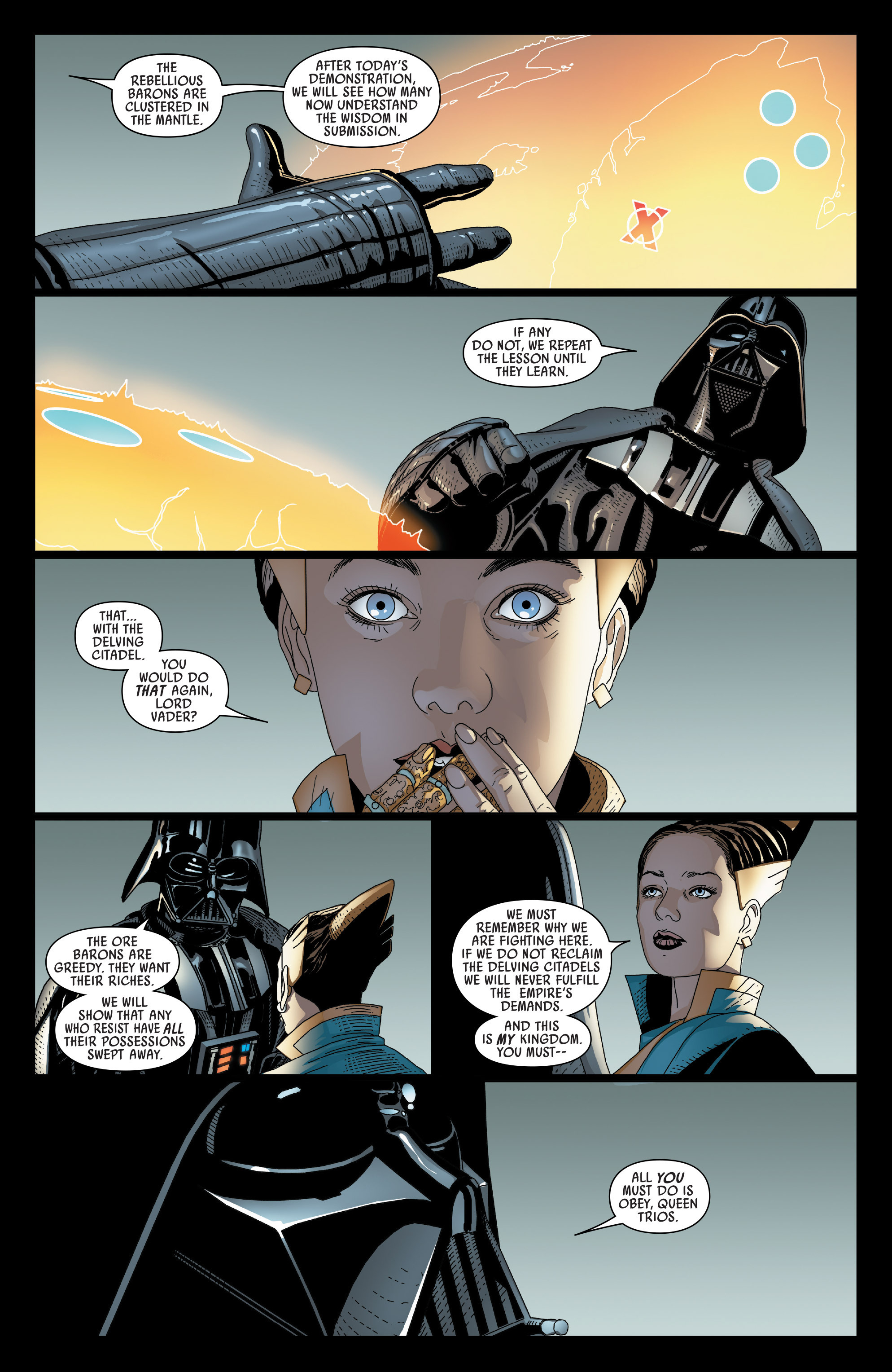 Read online Darth Vader comic -  Issue #16 - 17