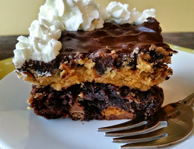 chocolate peanut butter brownies